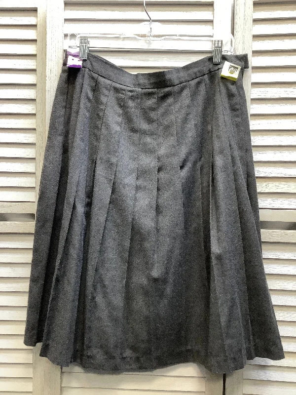 Grey Skirt Midi Clothes Mentor, Size 14